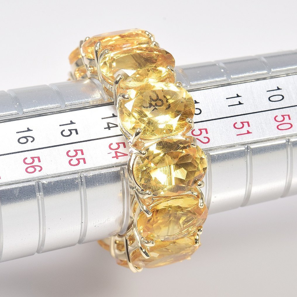 χωρίς τιμή ασφαλείας - Δαχτυλίδι - 14 καράτια Λευκός χρυσός -  12.50ct. tw. Ζαφείρι - SIAM Origin #2.1