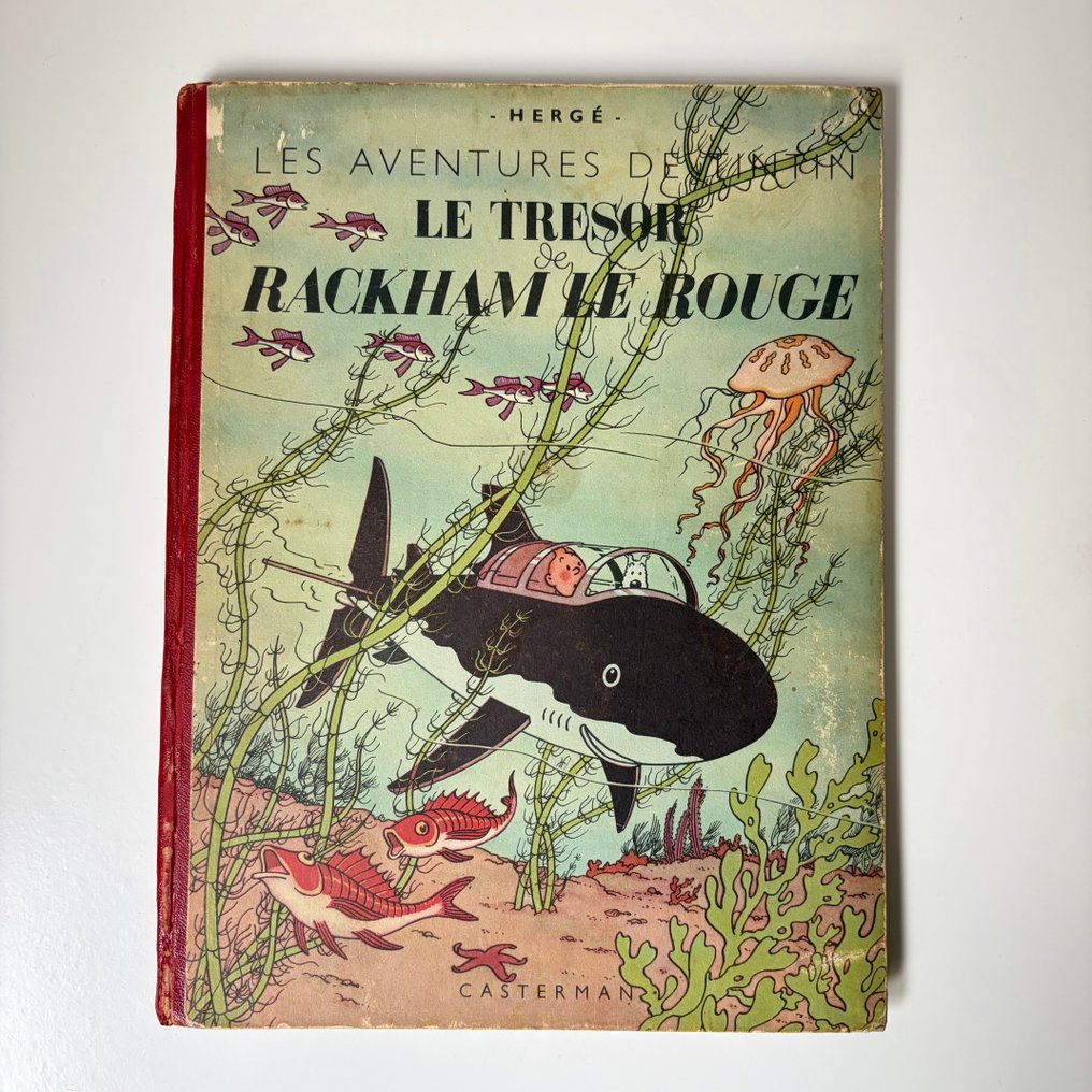 Tintin T12 - Le Trésor de Rackham Le Rouge (B3) - C - 1 Album - 1949 #1.0