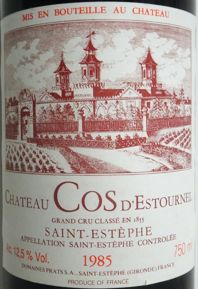 1985 Chateau Cos d'Estournel - Saint-Estèphe 2ème Grand Cru Classé - 1 Butelka (0,75 l) #1.0