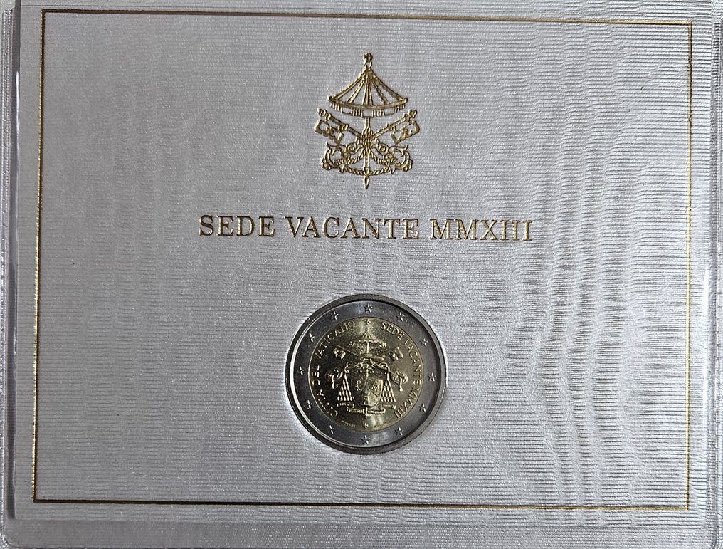 Vatikanen. 2 Euro 2013 "Sede Vacante"  (Utan reservationspris) #1.0