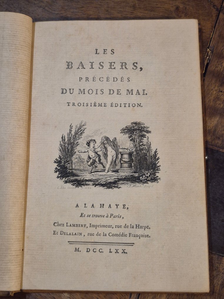 Dorat / Eisen - "Les Baisers, Précédés du Mois de Mai" suivi de Imitations de Plusieurs Poètes Latin - 1770 #4.3