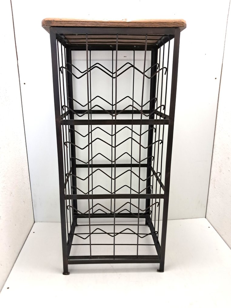 Ράφι κρασιού - Χάλυβας, Ξύλο - 82 cm 10 kg #4.3