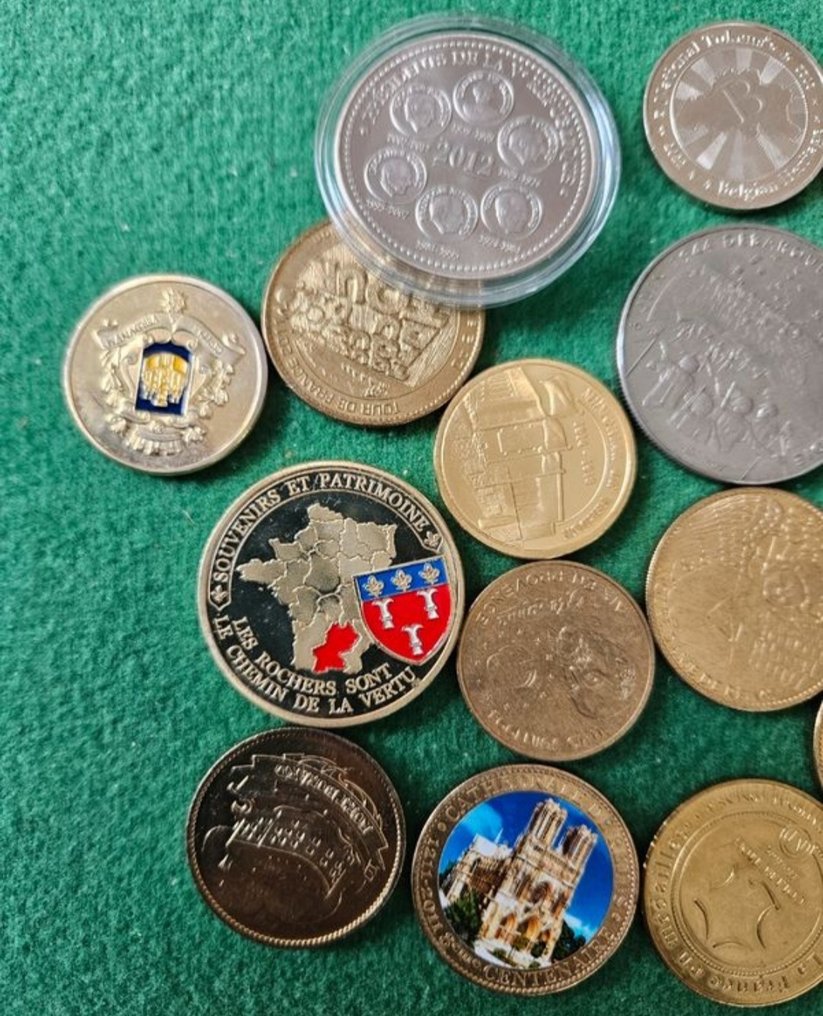 Franța. Lot intéressant de médailles et jetons divers  (Fără preț de rezervă) #1.0