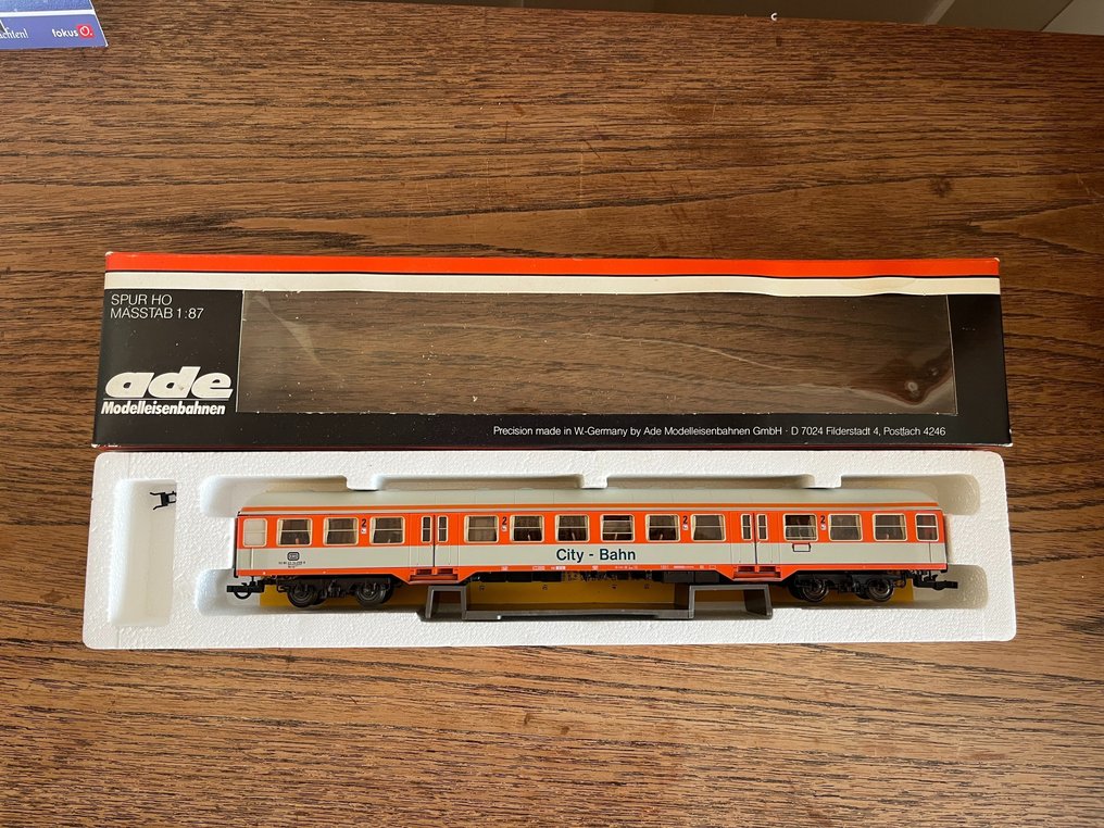 Ade H0 - Wagon de passagers pour trains miniatures (1) - Voiture de passagers « City-Bahn » - DB #1.0
