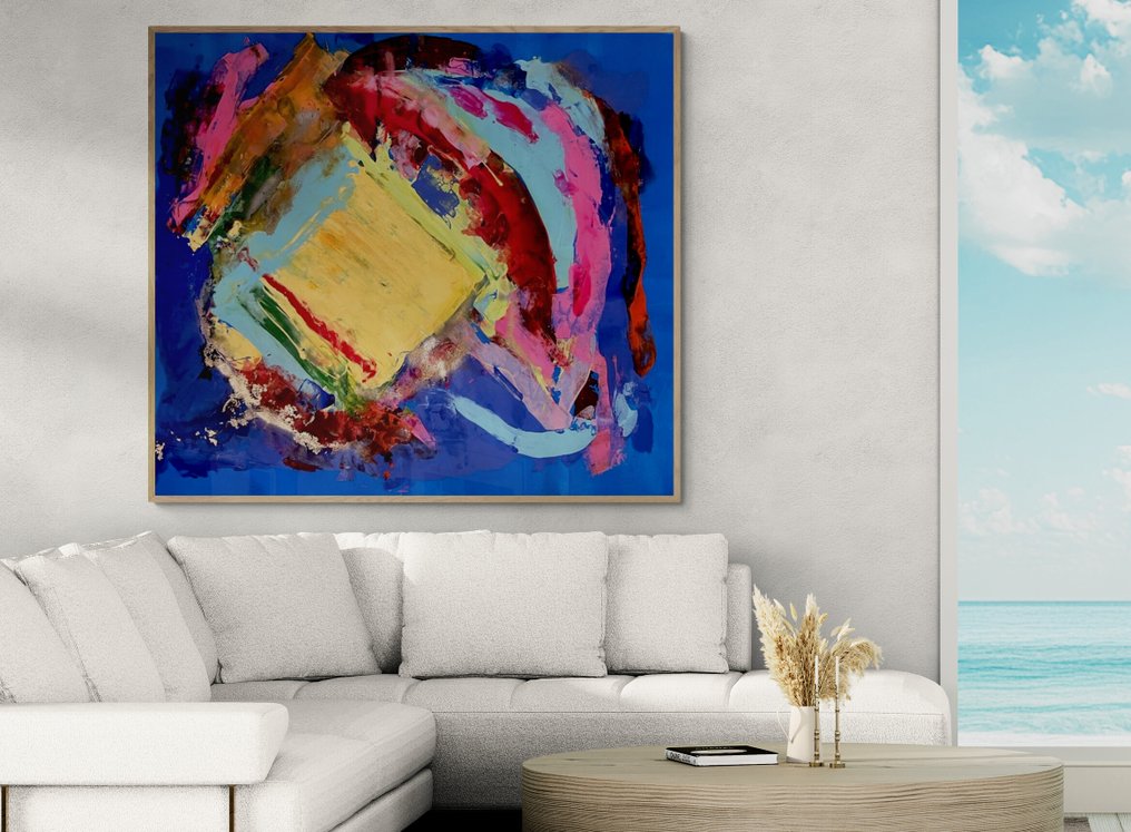 Jane Grieco - Corazón en movimiento - Tableau, unique, format XXL. #1.0