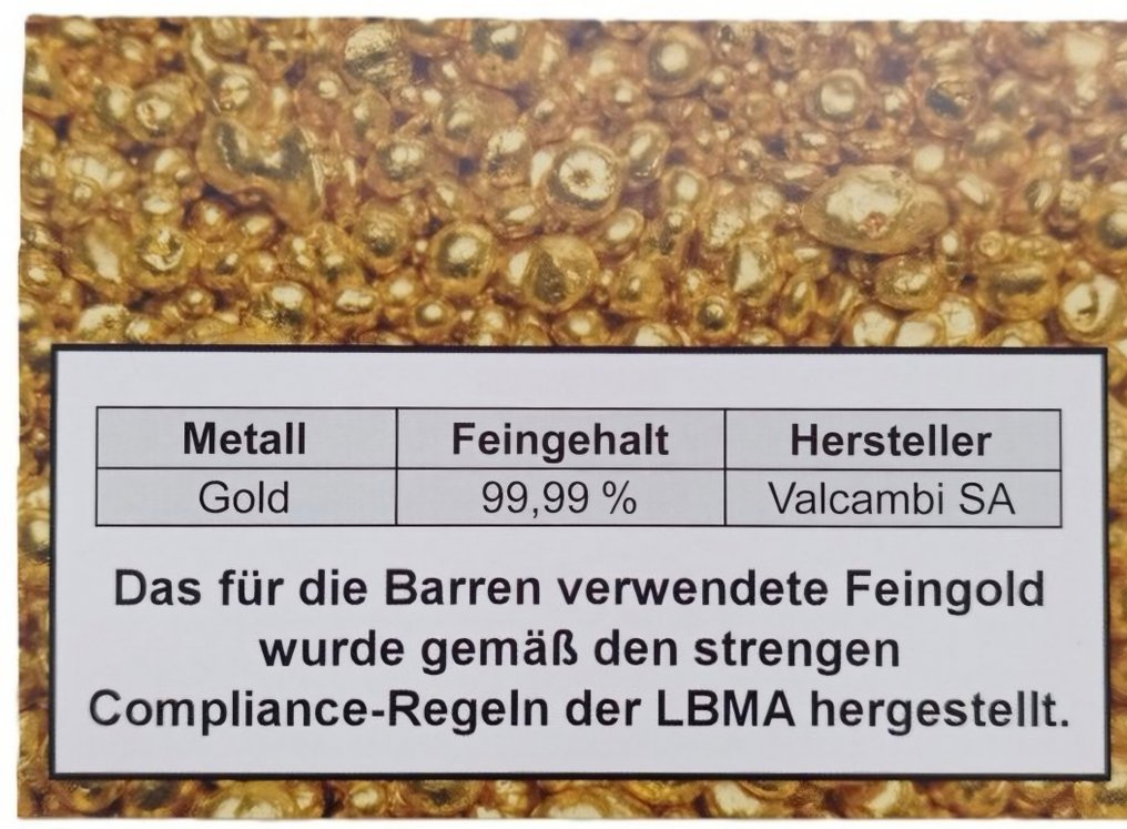 1 grammo - Oro .999 - Sigillato, Sigillato e con certificato (Senza prezzo di riserva) #2.1
