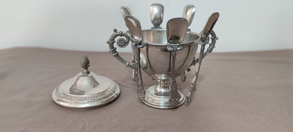 Sucrier - Étain - sucrier ancien #1.0