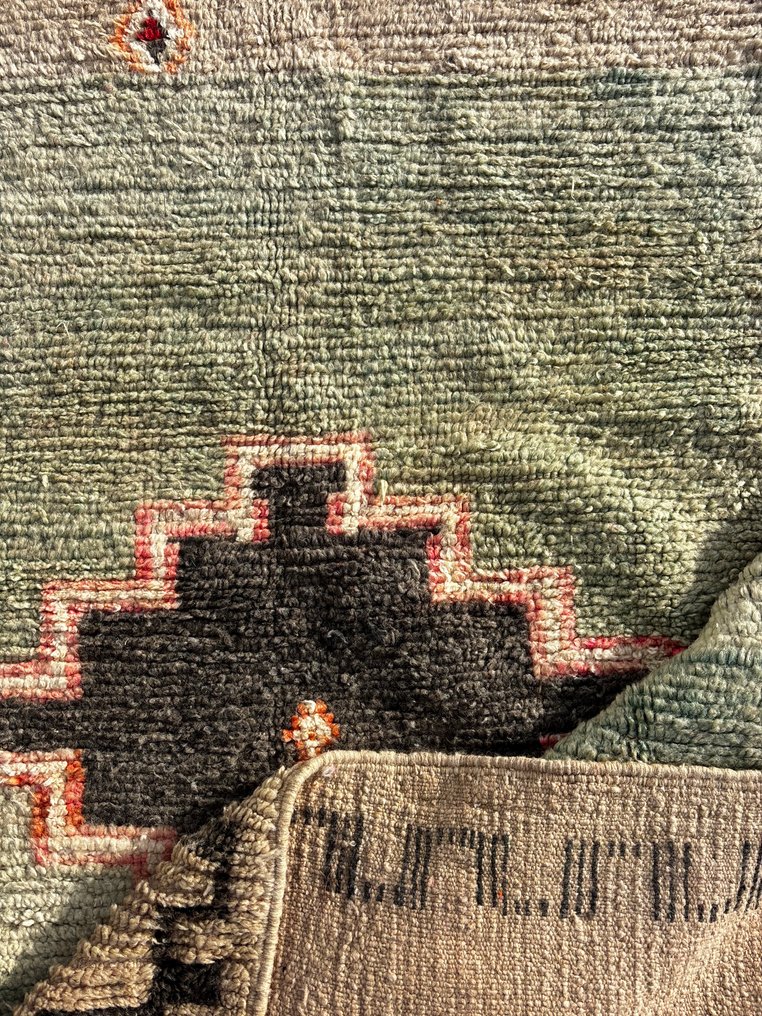 Moderne marokkansk abstrakt design uldtæppe. - Tæppe - 300 cm - 200 cm - Håndvævet uldtæppe #2.1
