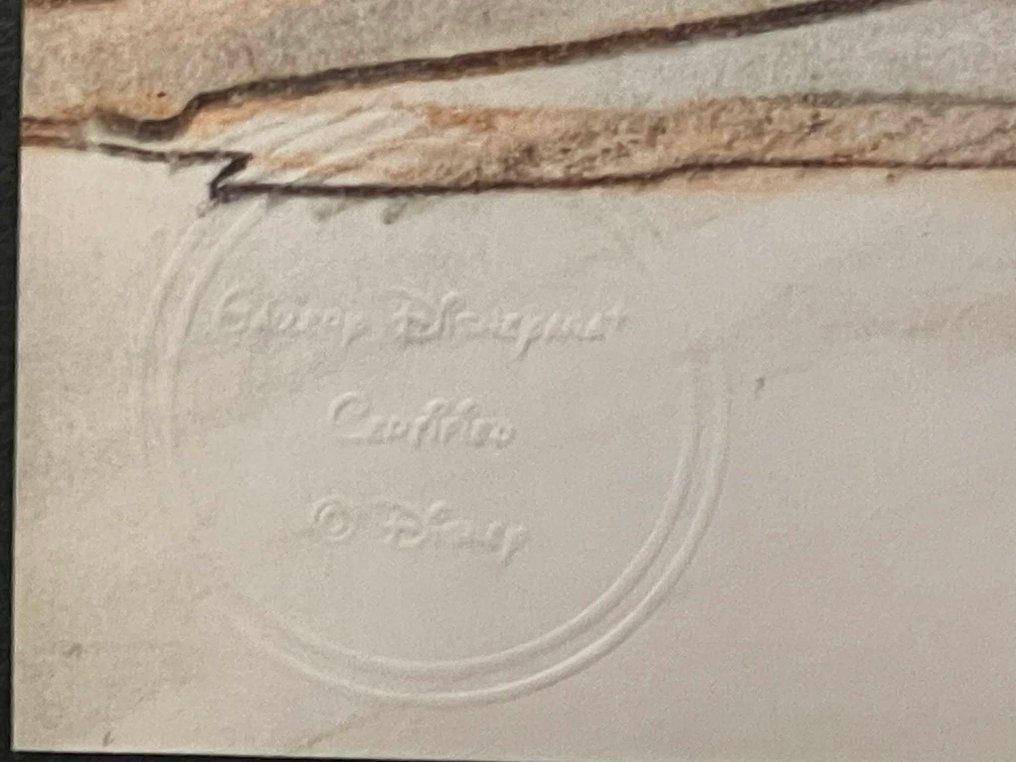 After original 1942 Bambi storyboard - Woodland Whimsy - framed and matted Bambi print #1/100 #3.2