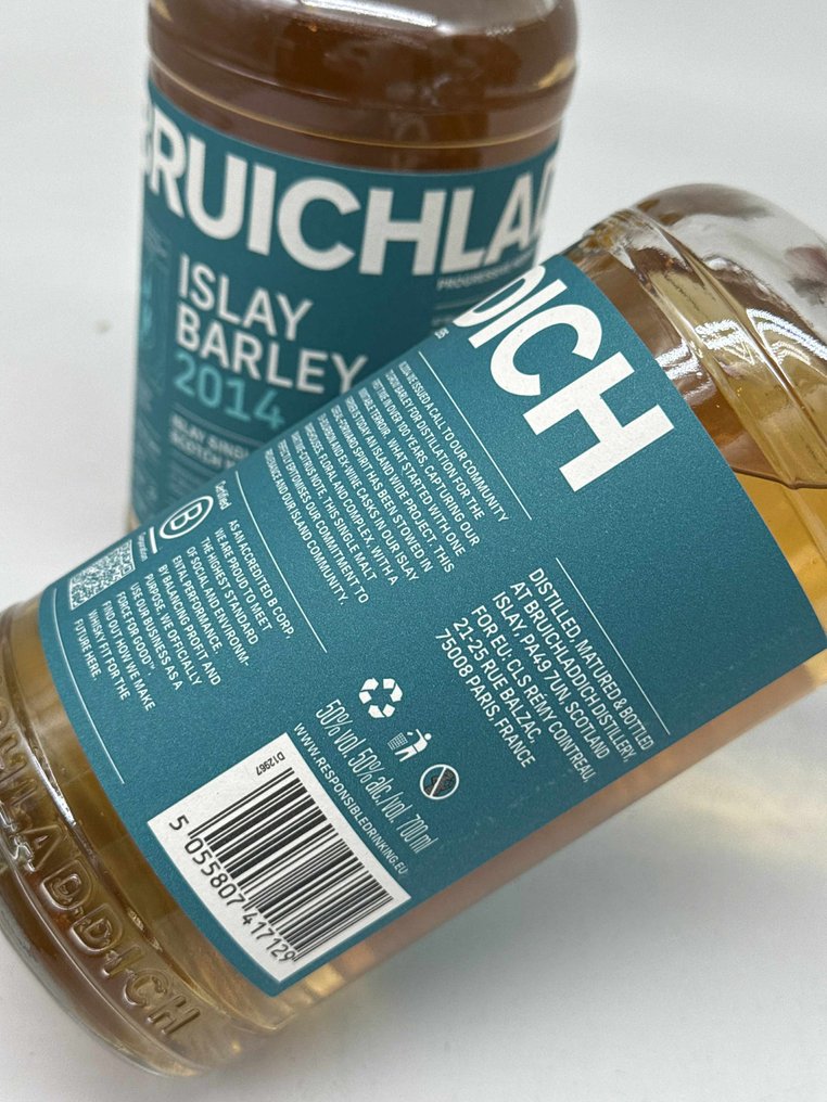 Bruichladdich 8 years old Islay Barley 2014  - 700ml - 2 bottles #3.2