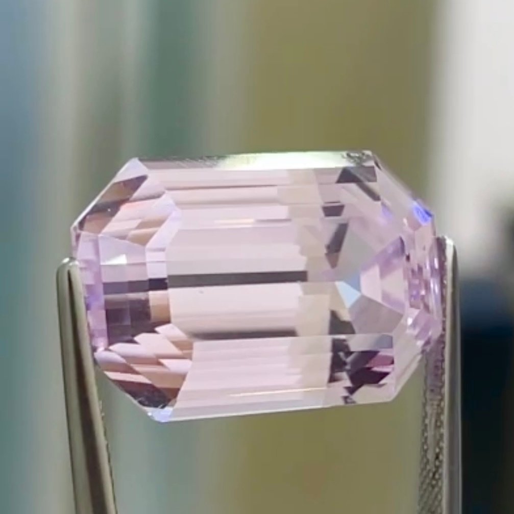 χωρίς τιμή ασφαλείας Μωβ Κουνζίτης  - 47.59 ct - Διεθνής Ένωση Έγχρωμων Πολύτιμων Λίθων (ICA GemLab) - Φυσική spodumene #1.0