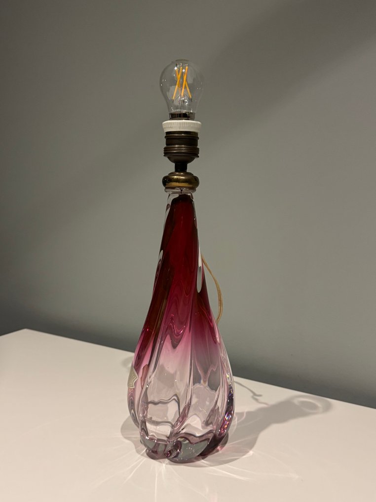 Val Saint Lambert - René Delvenne - Lampe de table - Cristal #4.3