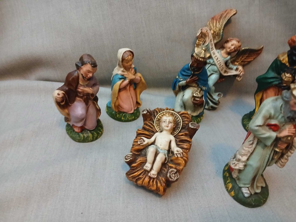 Nativity scene - Plastic - 18 pieces of Christmas group figures #2.1