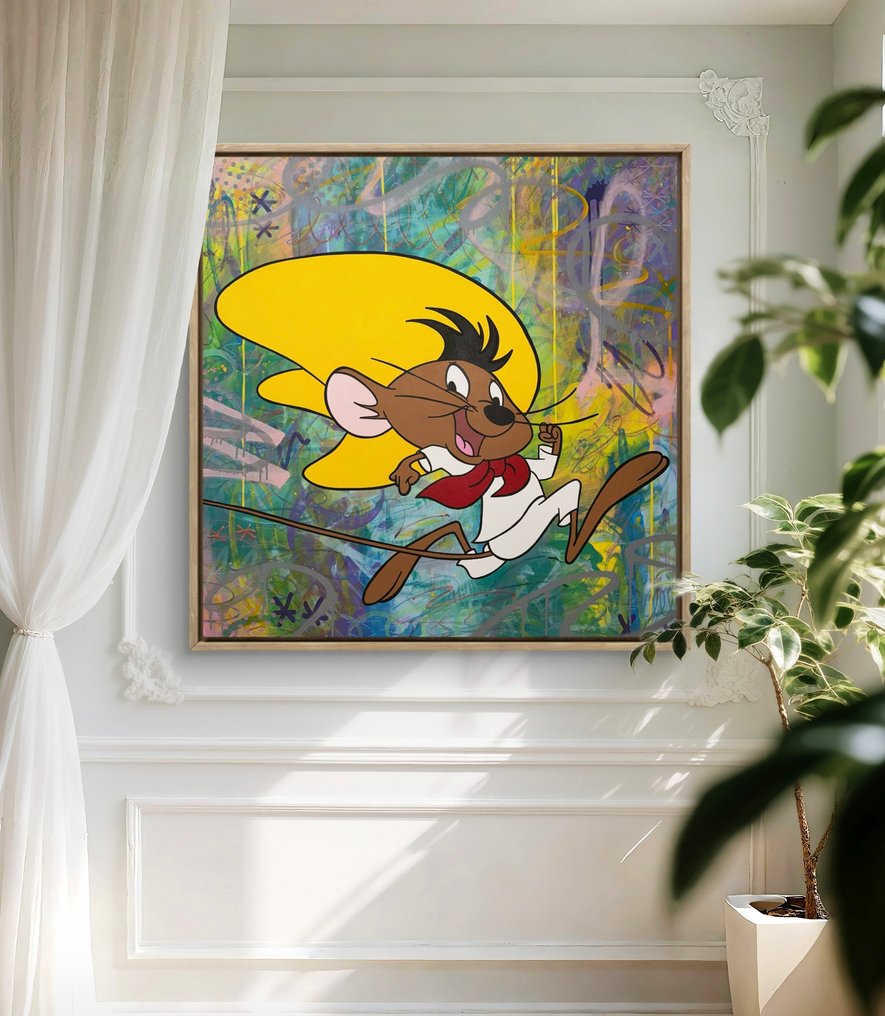 isem (1985) - Speedy gonzales X Go fast (size XL 100x100 100% hand paint) #1.0