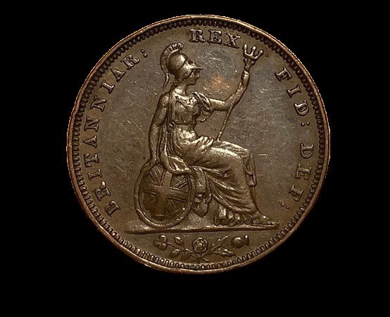大不列顛王國. George IV. 1 Farthing 1827  (沒有保留價) #1.0
