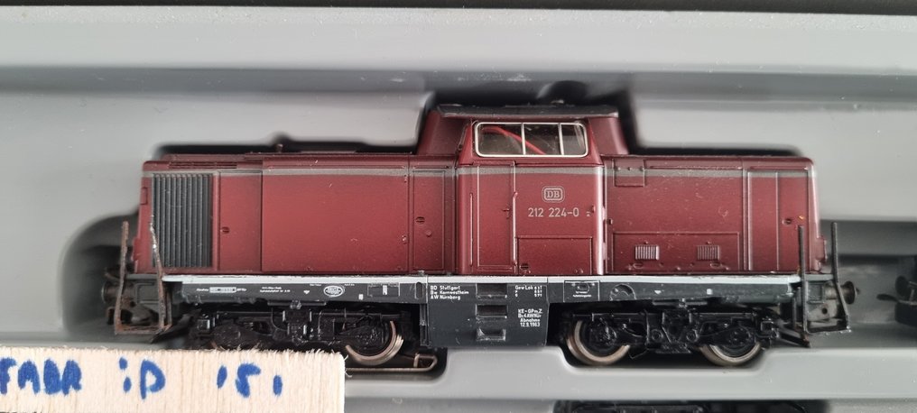 Märklin H0 - 2855 - Modeleltog (1) - "Eva" 7-delt sæt med BR212, digitalt med lyd - DB #2.1