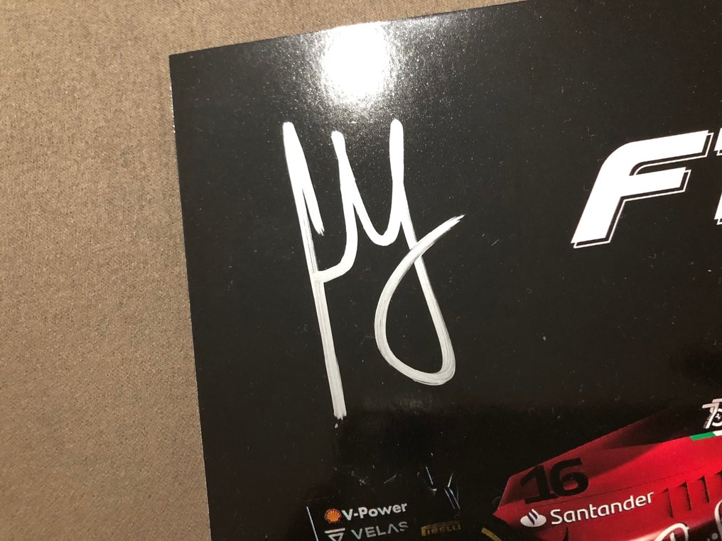 Ferrari - Formula Uno - Charles Leclerc and Carlos Sainz Jr - 2022 - Cartolina F1-75 #3.2