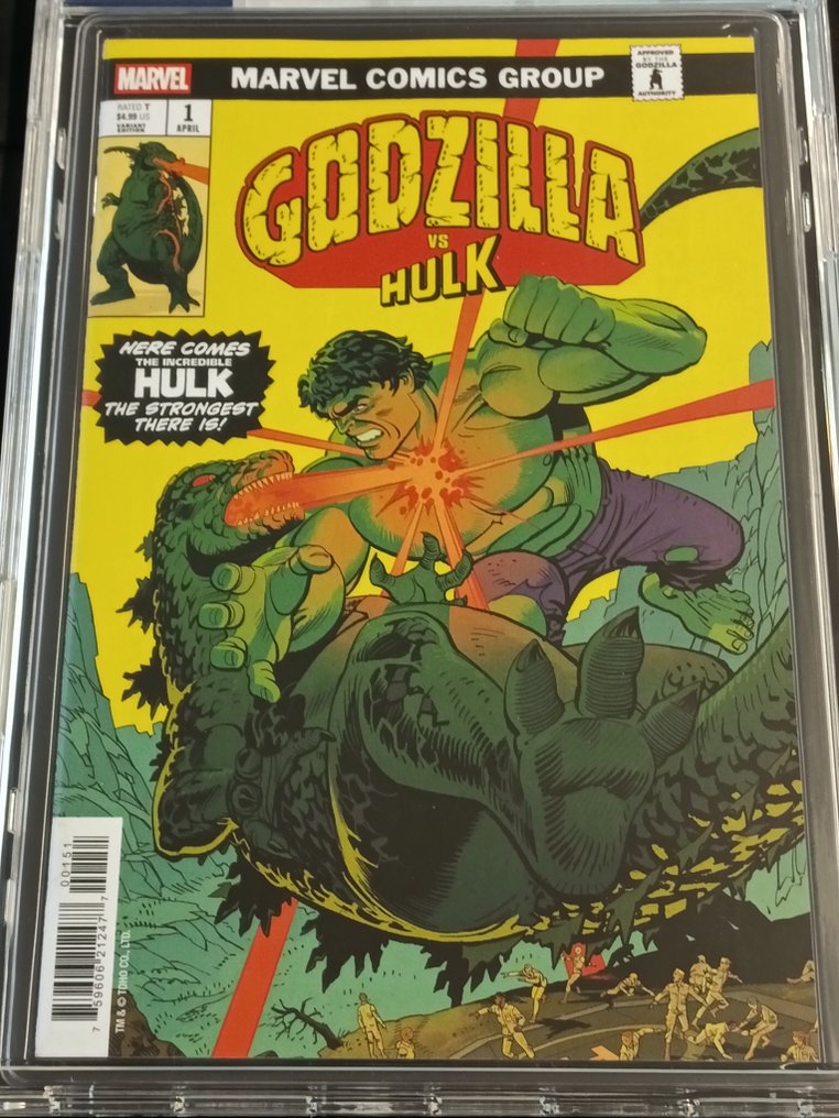 Godzilla vs. Hulk #1 - Leonardo Romero Godzilla King of the Monsters Homage Variant - EGC 9.8 - 1 Graded comic - Erstausgabe - 2025 #2.1