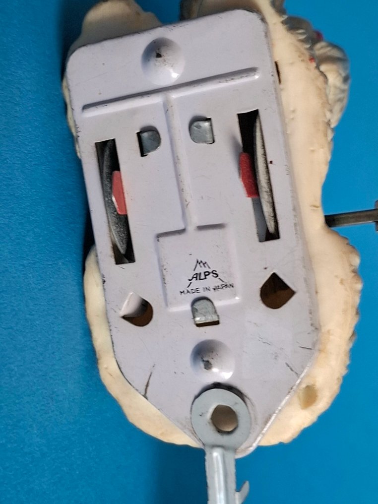 Alps - 小狗 - 贵宾犬配有幼犬 - 发条锡制玩具 - 1960-1969 - 日本 #4.3