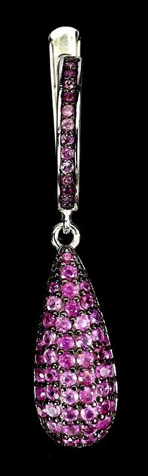 Utan reservationspris - Örhängen Silver - Ruby #2.1