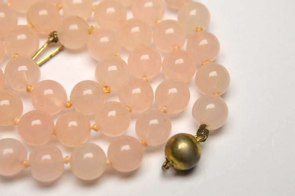 Quartzo - Prata 925 - 36,4g - Colar - Quartzo Rosa #1.0