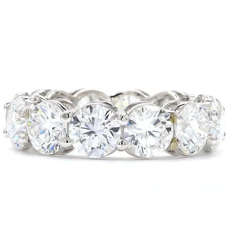 Zonder minimumprijs - Ring Platina -  10.00ct. tw. Diamant (Lab-grown) #2.1