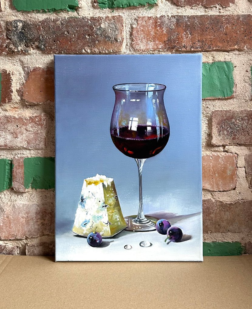 Alexander Nakonechny (1971) - Red wine and cheese #1.0