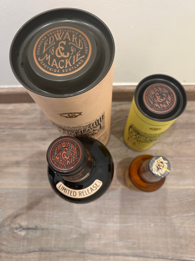 Craigellachie 1999 21yo Exceptional Cask Series & 13yo  - 200ml, 700 ml - 2 botellas  #4.3