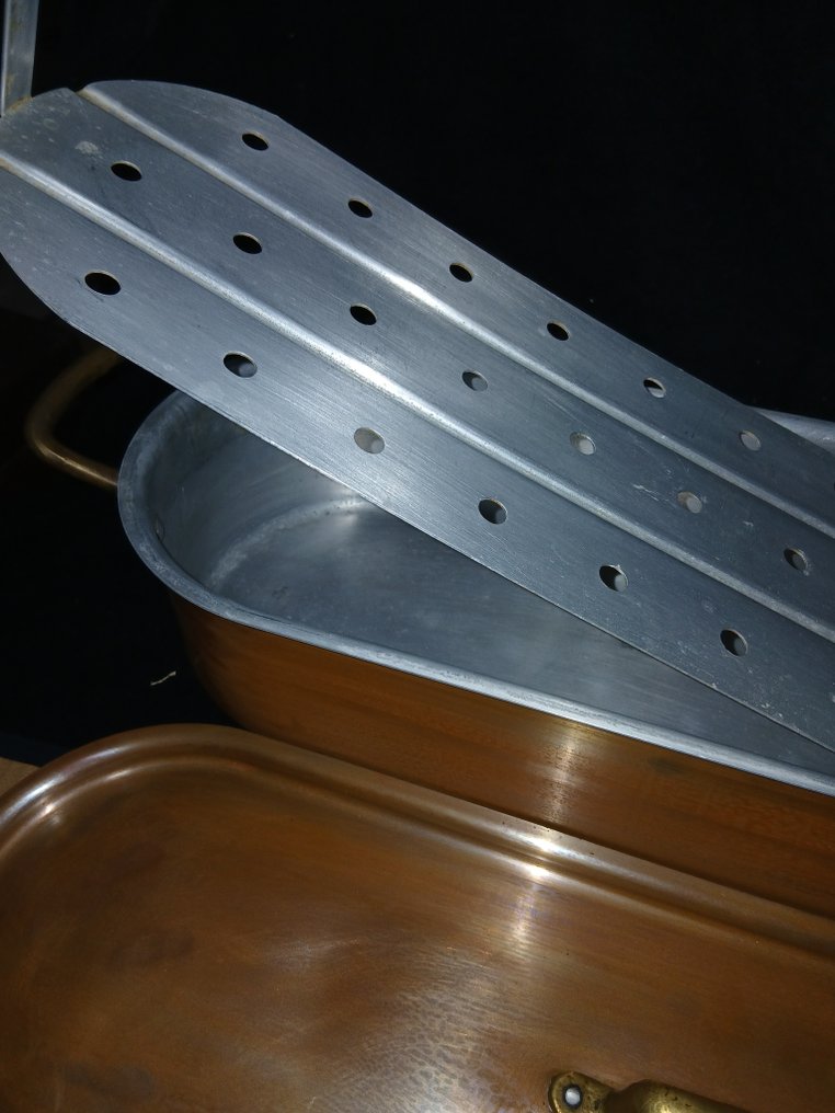 鱼餐具 - long 70 - 铝镀铜 - 蒸鱼器 #3.2