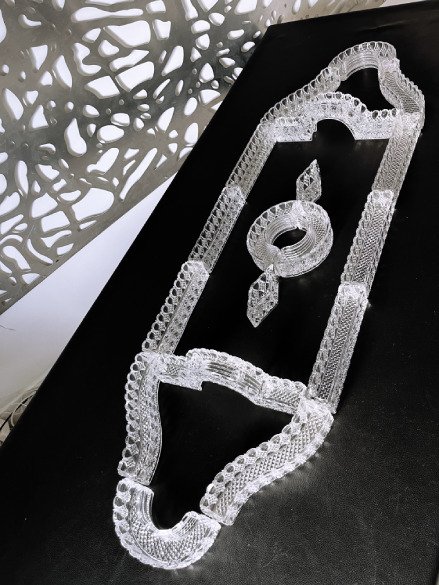 Val Saint Lambert - Charles Graffart - 中央裝飾品 (20) - Valembert  - 水晶 #3.2