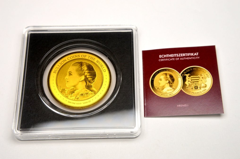 Chad. 5000 Francs 2023 Swiss Vreneli - Bullion Coins of the World - 1/200oz (.999) (No reserve price) #1.0