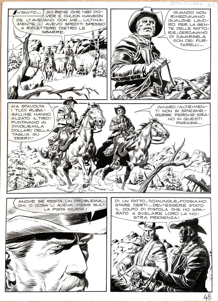 Cestaro, Gianluca - 1 Original page - Tex #1.0