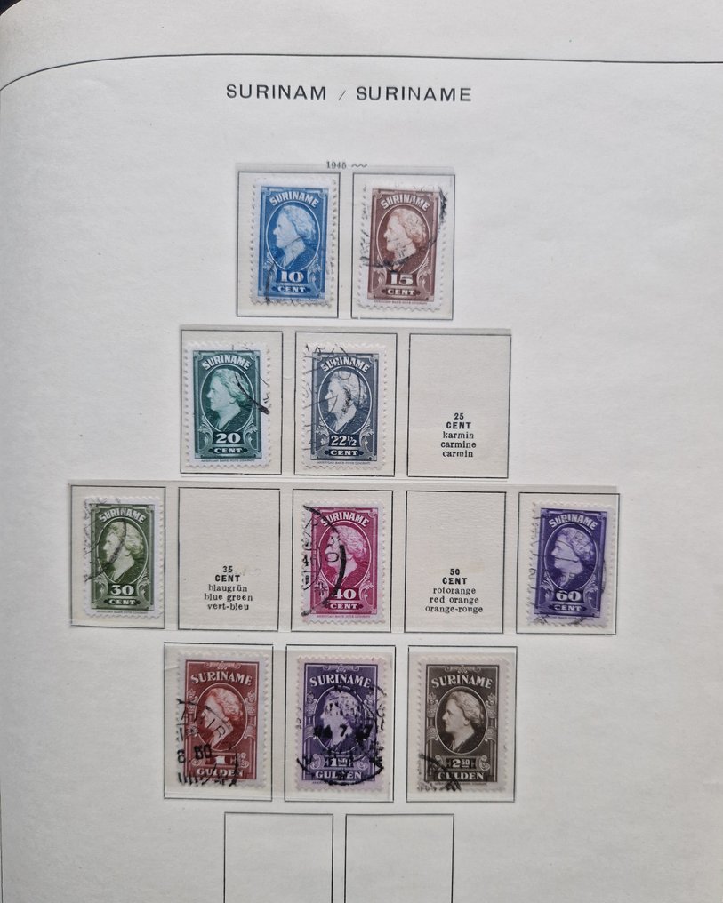 Netherlands Overseas 1870/1990 - Most of the material is mainly at the back of the blank hawid in a heavily filled Schaubek album. - NVPH #4.3