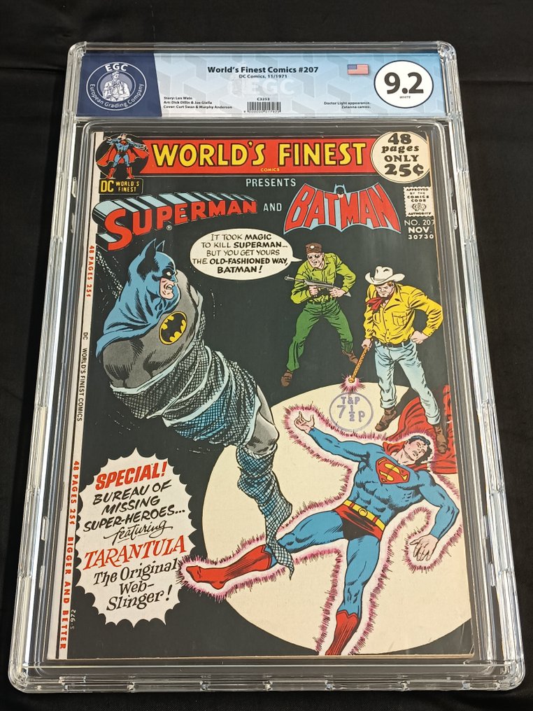 World's Finest Comics #207 - EGC 9.2 - A Matter of Light and Death! - 1 Graded comic - First edition - 1971 #1.0