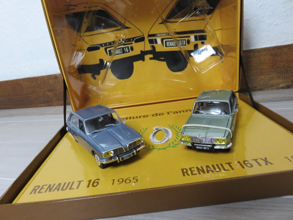 Norev 1:43 - Model sedan (5) - Coffret 40 ans de la Renault 16 (1965-1980) en édition limitée - with 3 figurines at scale: unique piece Not for Sale #3.2