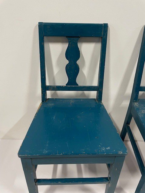 Chair (2) - Wood - 2 x vintage chairs #2.1