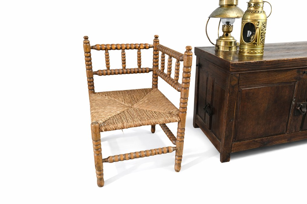 Szék - Fa - Antik 'Bobbin' Spinders #2.1