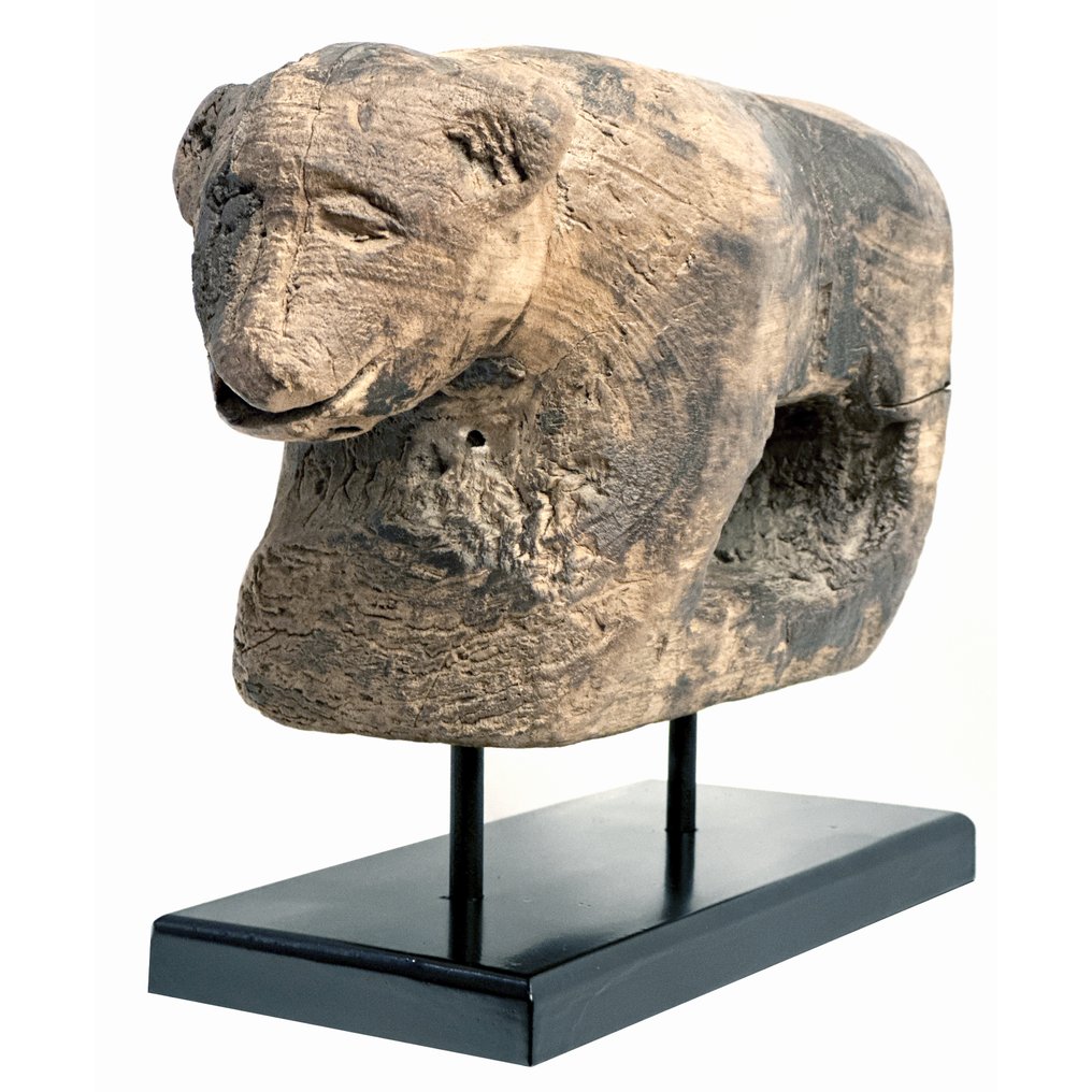 来自巴厘岛的手工雕刻熊雕塑 - 印度尼西亚  (没有保留价) #1.0