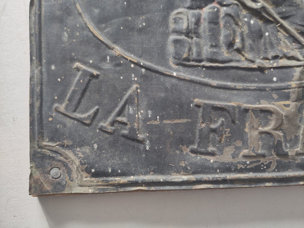 La France Insurance Versicherung - Εμαγιέ πινακίδα - Μέταλλο #3.2