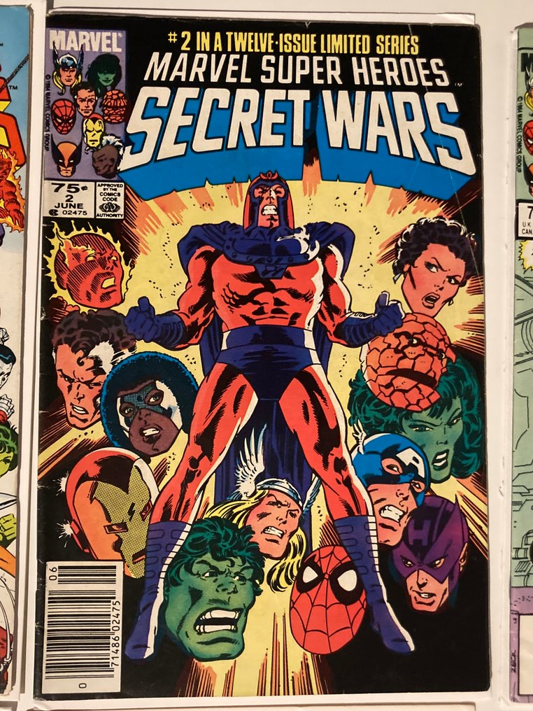 Secret Wars #1 #2 #3 #4 #5 #6 #7 #9 #10 #11 #12 - 1st app of Volcana / 1st app of Titania / 1st app of Spider-Woman II - 11 Comic - Første udgave - 1984/1985 #2.1