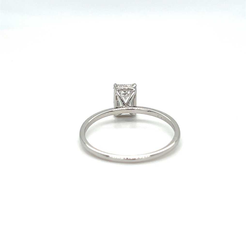 Zonder minimumprijs - Ring - 14 karaat Witgoud - 1.02ct. tw. Diamant (Lab-grown) #3.2