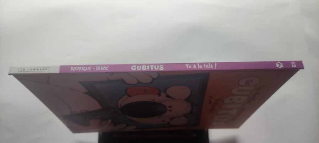 Cubitus - Cubitus vu à la télé + dédicace - C - 1 Album - First edition - 2017 #2.1