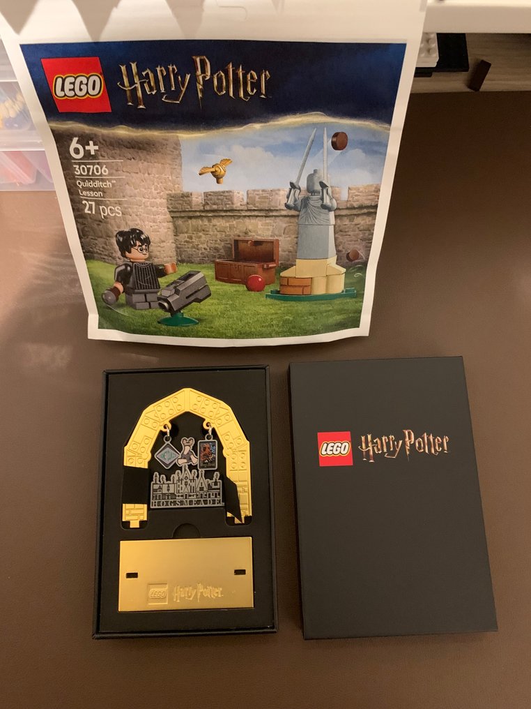 LEGO Set - Harry Potter - Quidditch lesson & hogsmeade sign #1.0