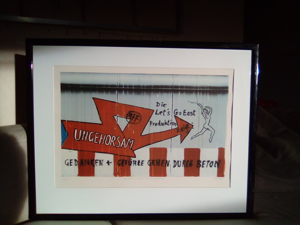 Peter Klasen (1935) - Le mur de Berlin / Ungehorsam. #4.3