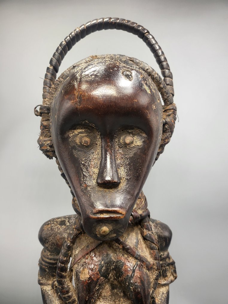 statue Fang deux visages - Szobrocska - Agyar - Gabon (Nincs minimálár) #2.1