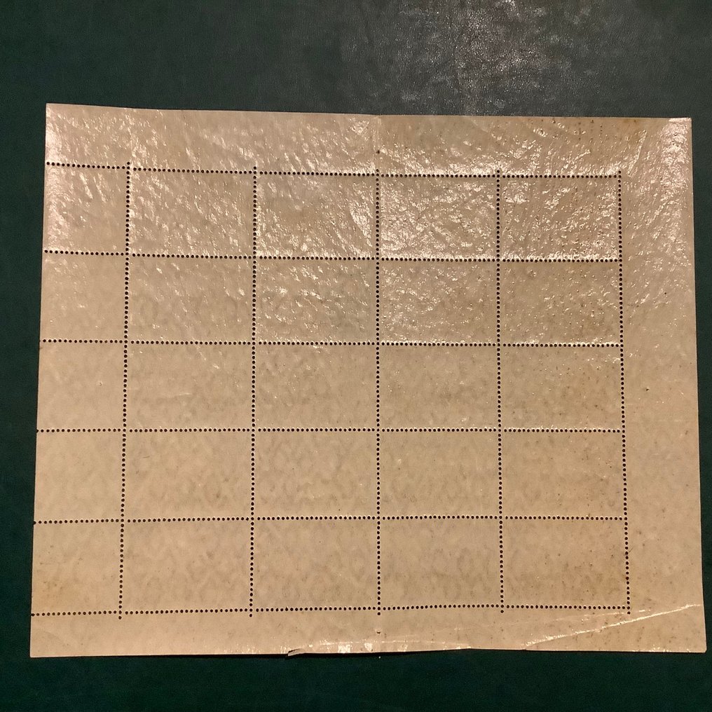 Duitse Rijk 1915 - 3 Mark Kriegsdruck in volledig vel - Michel 96 B II #2.1