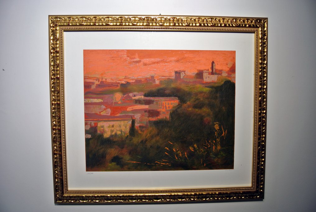 Ugo Attardi (1923-2006) - Paesaggio romano #2.1