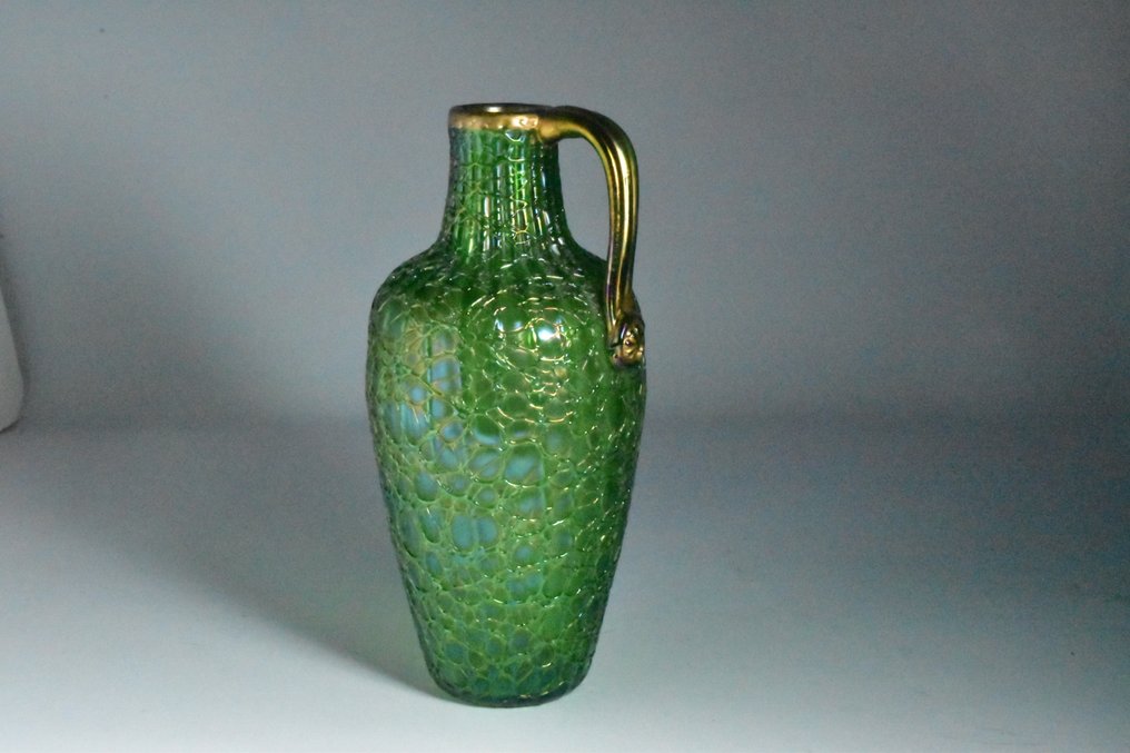 Lötz Witwe - Βάζο  - Γυαλί - Crete Chine #1.0