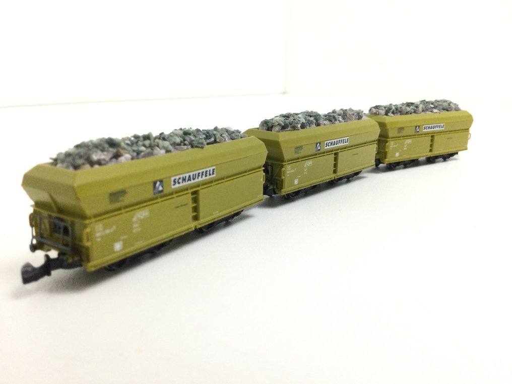 Märklin Z - 86303 - Model train freight wagon set (1) - Three-piece set of self-locking 'Schauffele' - BDZh #1.0