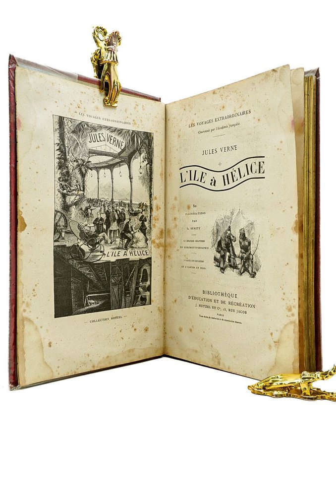 Jules Verne / L. Benett - L'Île à hélice - 1895 #1.0